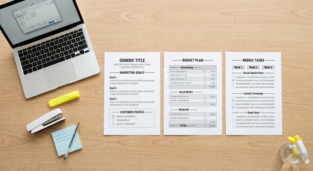 small business marketing plan example pdf